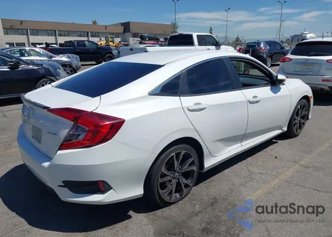 2019 Honda Civic Sport from USA, damaged, VIN 2HGFC2F81KH548194